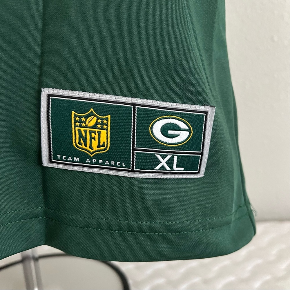 NFL Green Bay Packers Aaron Rodgers #12 Youth‎ XL Football Jersey XL Green White - Picture 3 of 8